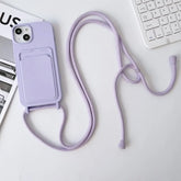 Crossbody Lanyard Rope Phone Case for iPhone